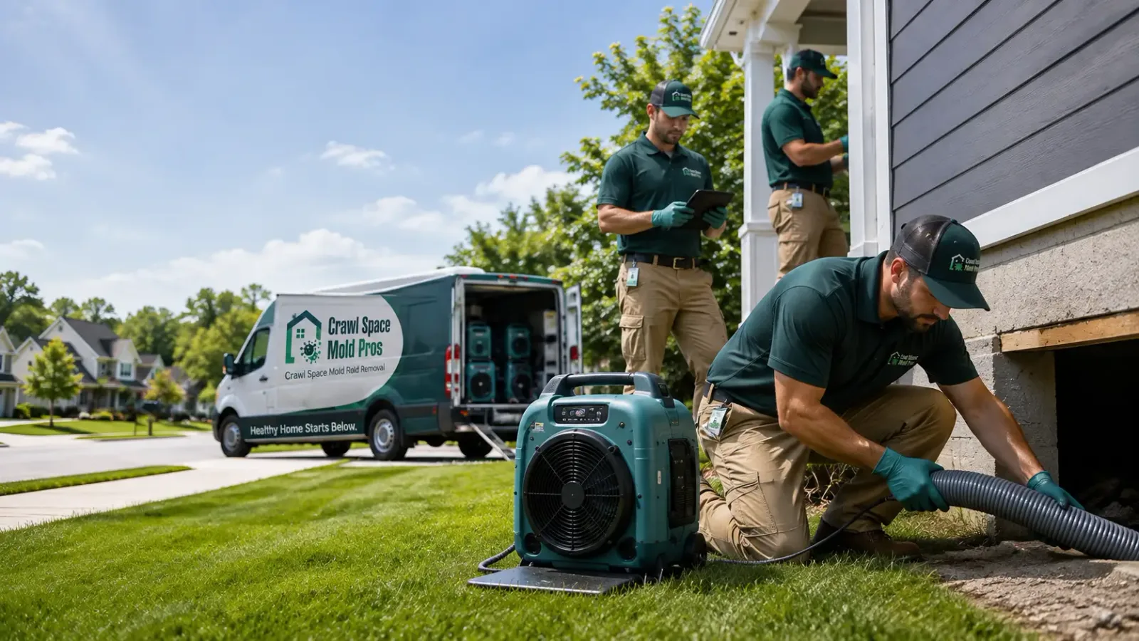 Crawl Space Mold Removal in Mount Orab, OH